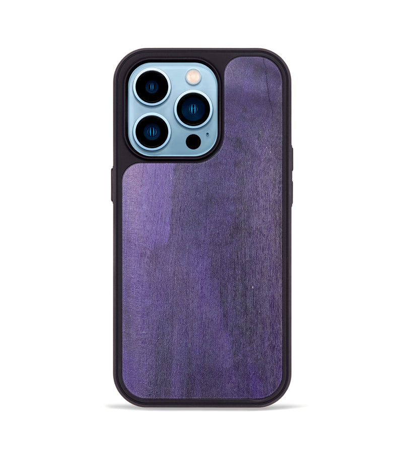 iPhone 14 Pro Wood+Resin Phone Case - Catherine (Wood Burl, 677776)