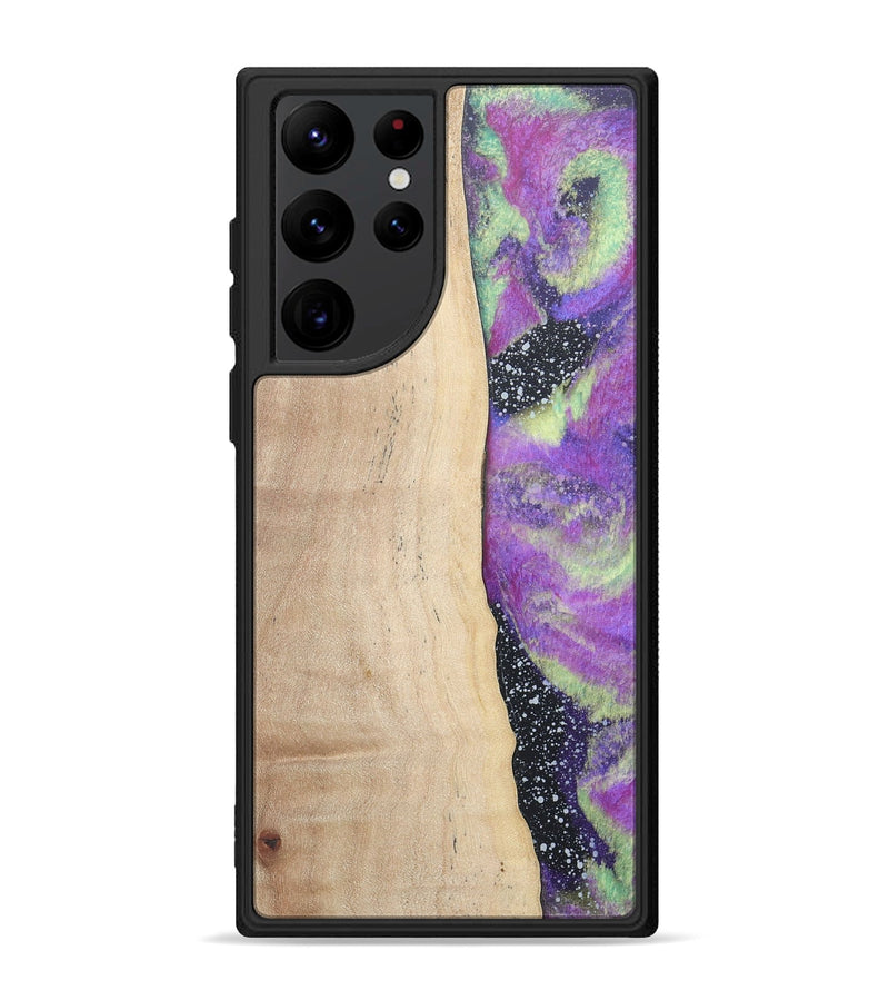 Galaxy S22 Ultra Wood+Resin Phone Case - Kenzie (Cosmos, 677804)