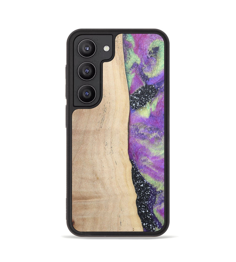 Galaxy S23 Wood+Resin Phone Case - Kenzie (Cosmos, 677804)