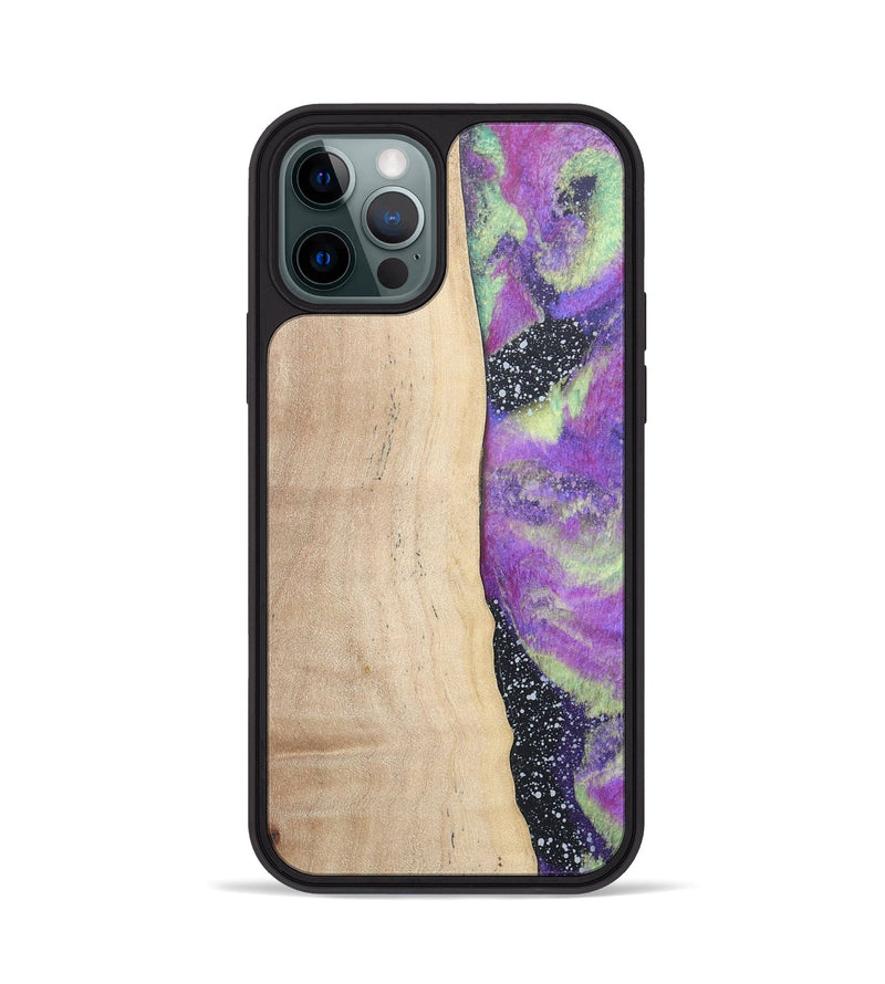 iPhone 12 Pro Wood+Resin Phone Case - Kenzie (Cosmos, 677804)