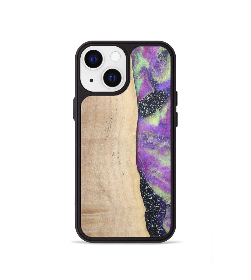 iPhone 13 mini Wood+Resin Phone Case - Kenzie (Cosmos, 677804)