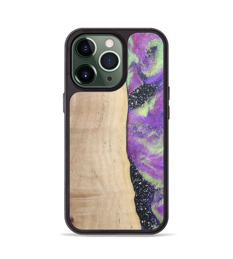 iPhone 13 Pro Wood+Resin Phone Case - Kenzie (Cosmos, 677804)