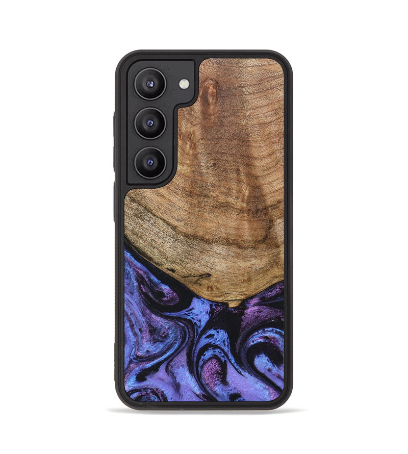 Galaxy S23 Wood+Resin Phone Case - Collins (Purple, 678411)