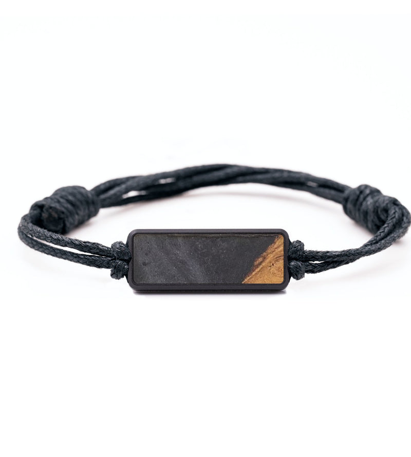 Classic Wood+Resin Bracelet - Damian (Pure Black, 682339)