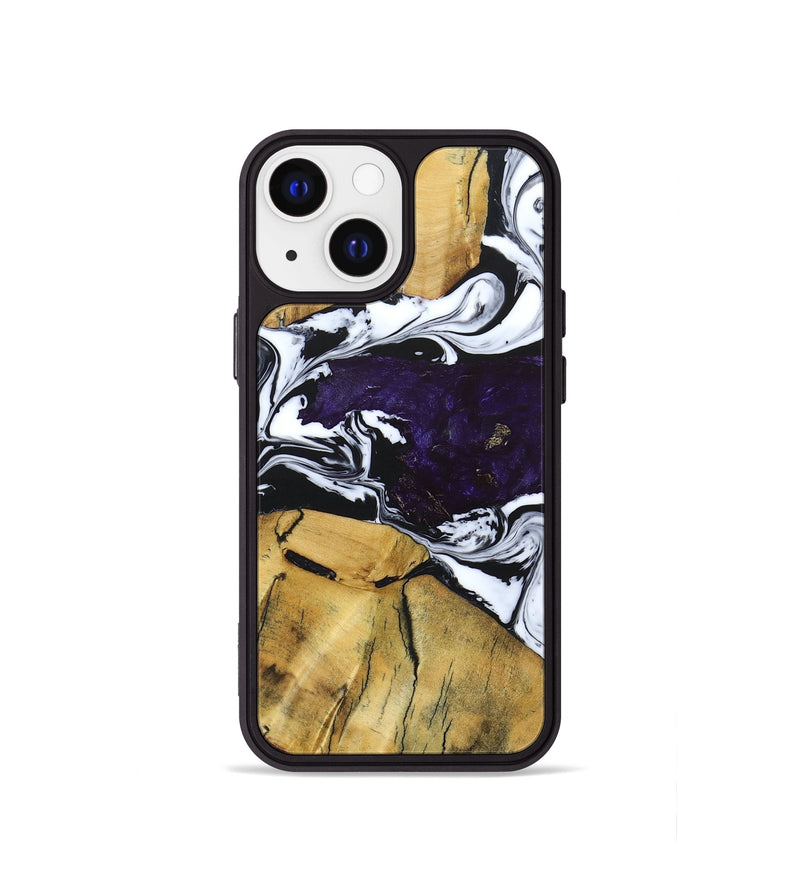 iPhone 13 mini Wood+Resin Phone Case - Ashanti (Mosaic, 682852)