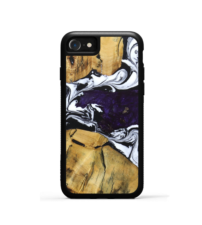 iPhone SE Wood+Resin Phone Case - Ashanti (Mosaic, 682852)