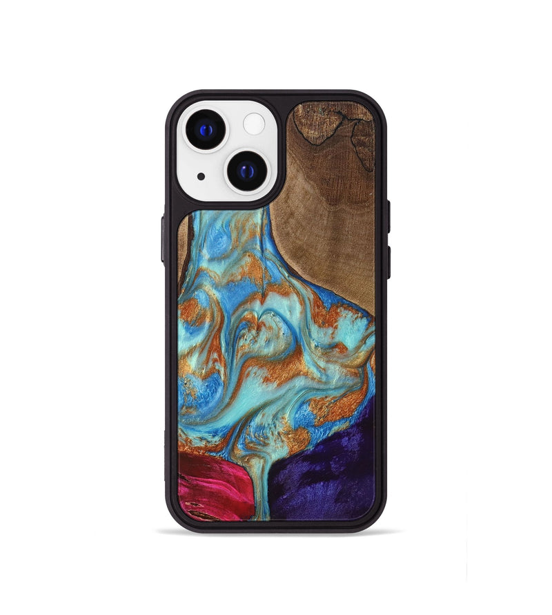 iPhone 13 mini Wood+Resin Phone Case - Kirk (Mosaic, 682863)