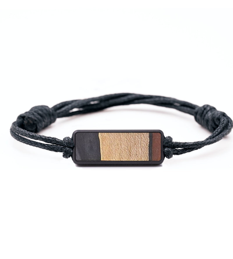 Classic Wood+Resin Bracelet - Bonita (Pure Black, 683363)