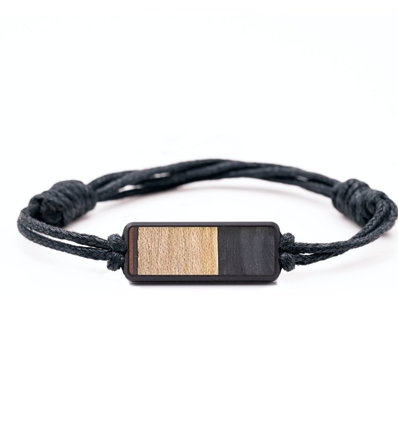 Classic Wood+Resin Bracelet - Jill (Pure Black, 683364)