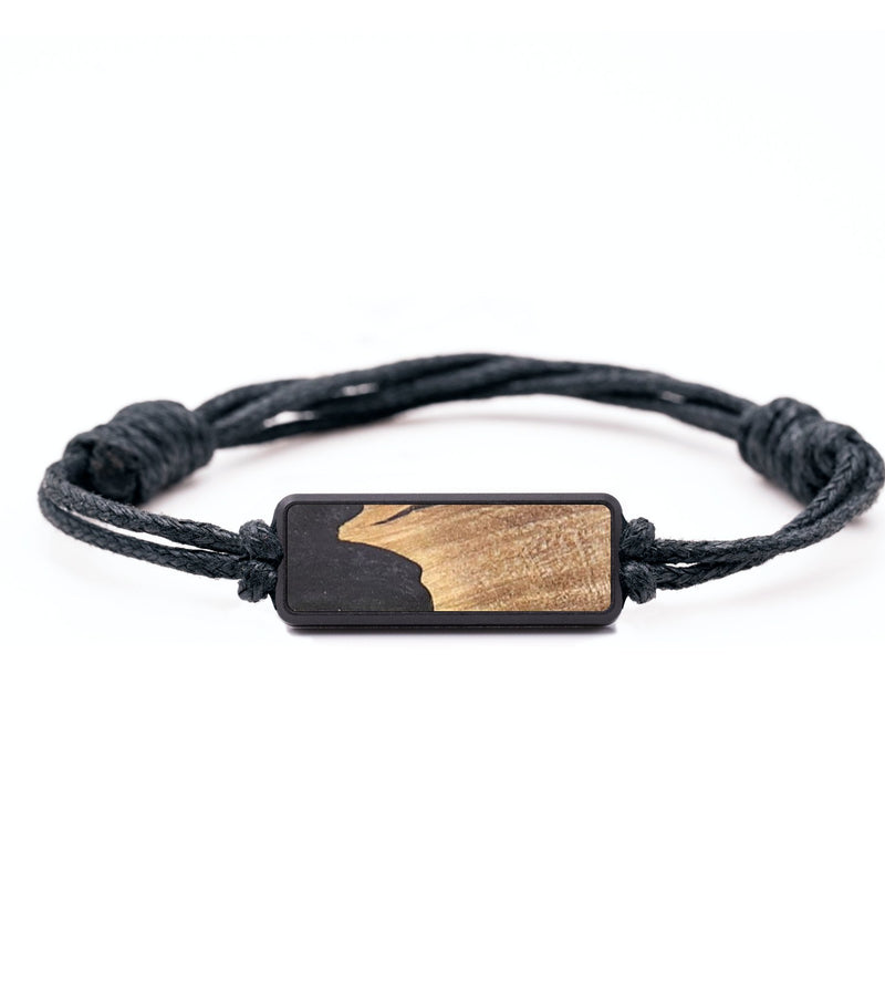 Classic Wood+Resin Bracelet - Blair (Pure Black, 683373)