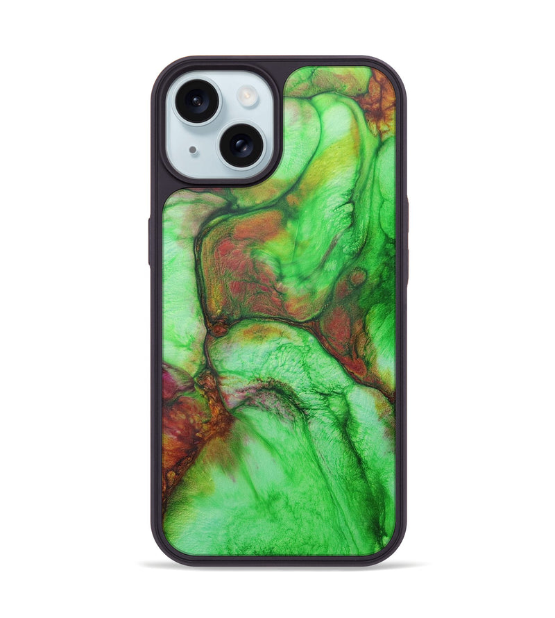iPhone 15 ResinArt Phone Case - Jace (Watercolor, 683618)