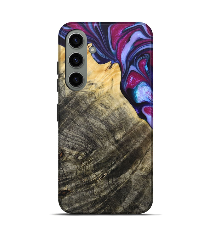Galaxy S24 Wood+Resin Live Edge Phone Case - Eugene (Purple, 684169)