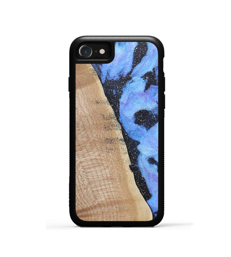 iPhone SE Wood+Resin Phone Case - Miles (Cosmos, 685090)