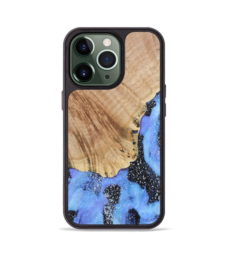 iPhone 13 Pro Wood+Resin Phone Case - Don (Cosmos, 685116)