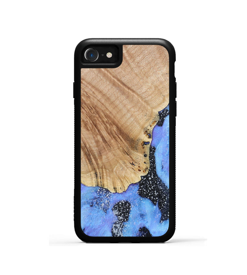 iPhone SE Wood+Resin Phone Case - Don (Cosmos, 685116)