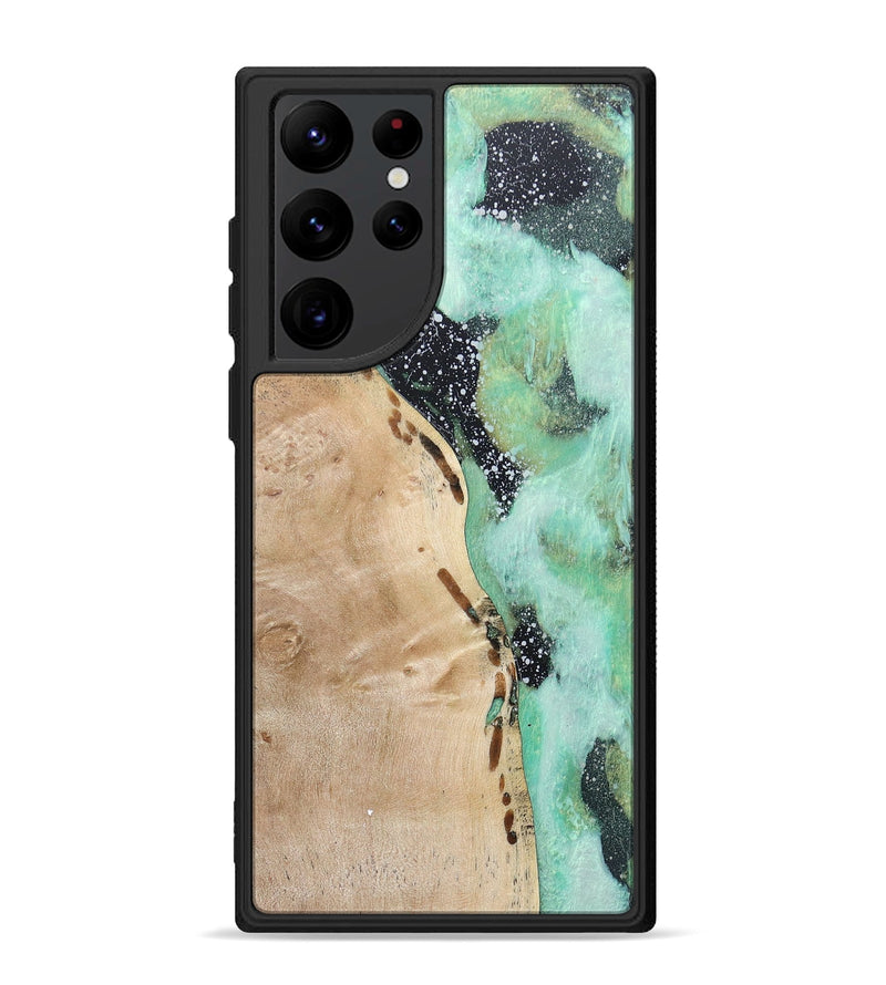 Galaxy S22 Ultra Wood+Resin Phone Case - Abel (Cosmos, 685128)