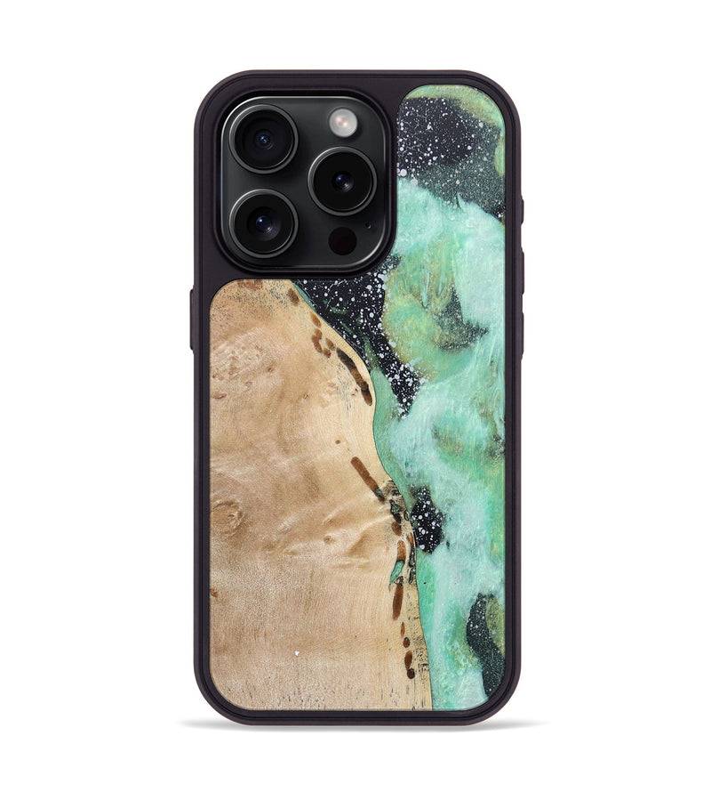 iPhone 15 Pro Wood+Resin Phone Case - Abel (Cosmos, 685128)