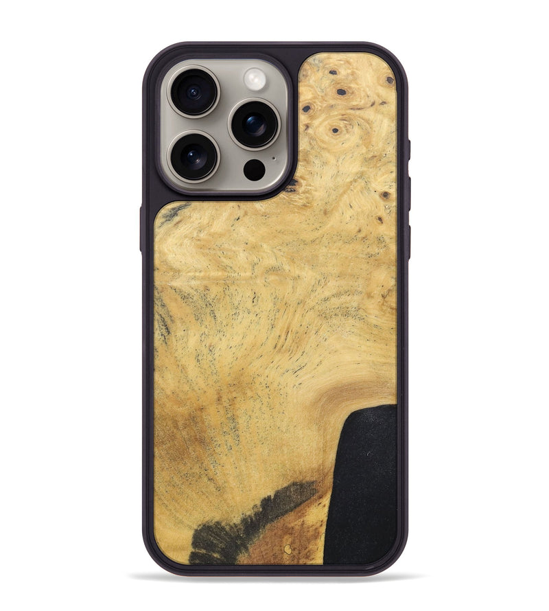 iPhone 15 Pro Max Wood+Resin Phone Case - Jake (Wood Burl, 686046)