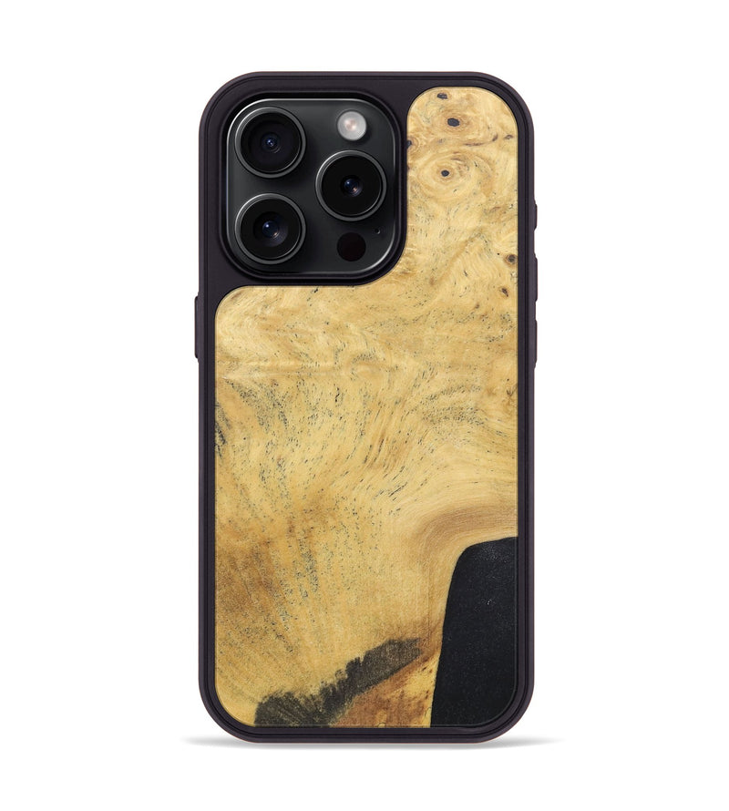 iPhone 15 Pro Wood+Resin Phone Case - Jake (Wood Burl, 686046)