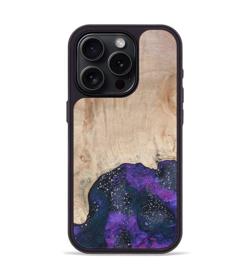 iPhone 15 Pro Wood+Resin Phone Case - Penelope (Cosmos, 686064)