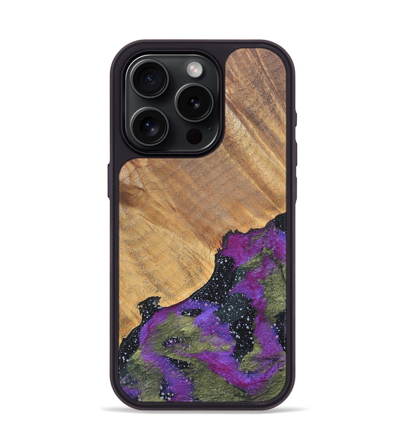 iPhone 15 Pro Wood+Resin Phone Case - Tammy (Cosmos, 686069)