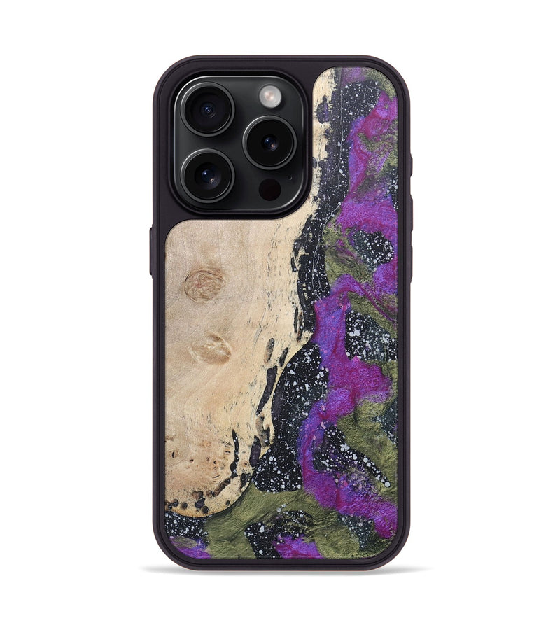 iPhone 15 Pro Wood+Resin Phone Case - Moises (Cosmos, 686071)