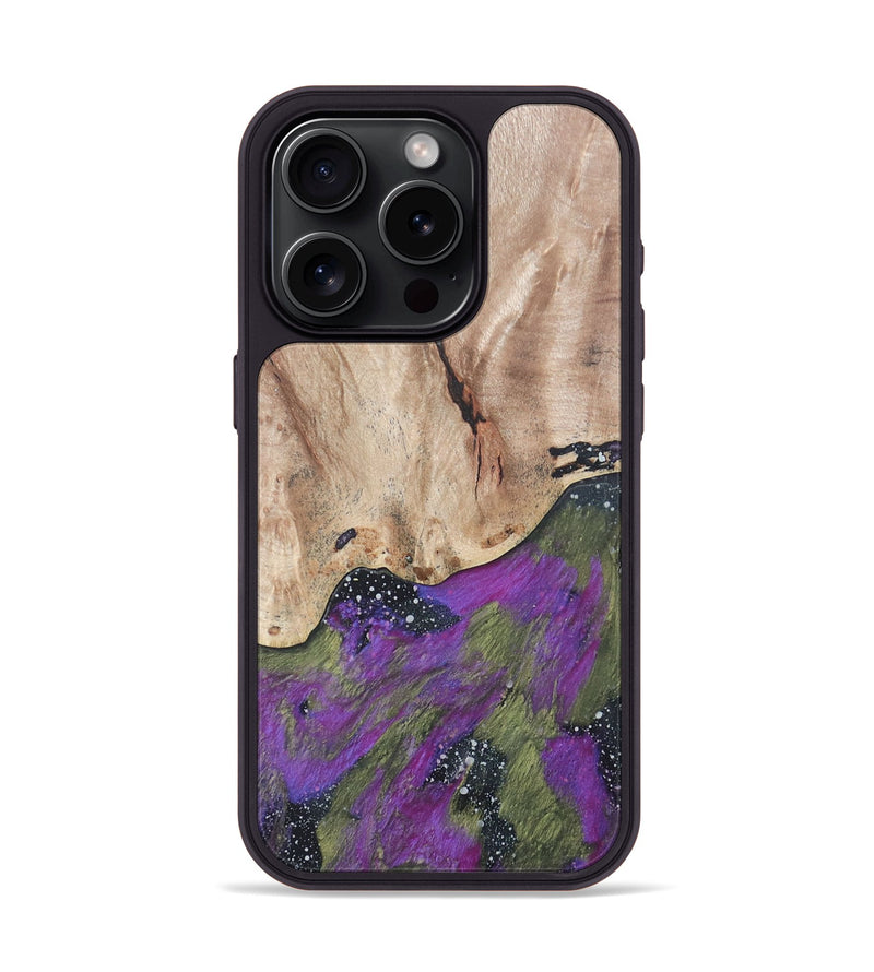 iPhone 15 Pro Wood+Resin Phone Case - Kendrick (Cosmos, 686073)