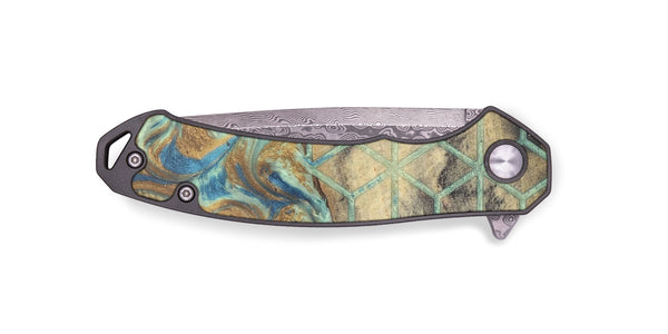 EDC Wood+Resin Pocket Knife - Stanley (Pattern, 686170)