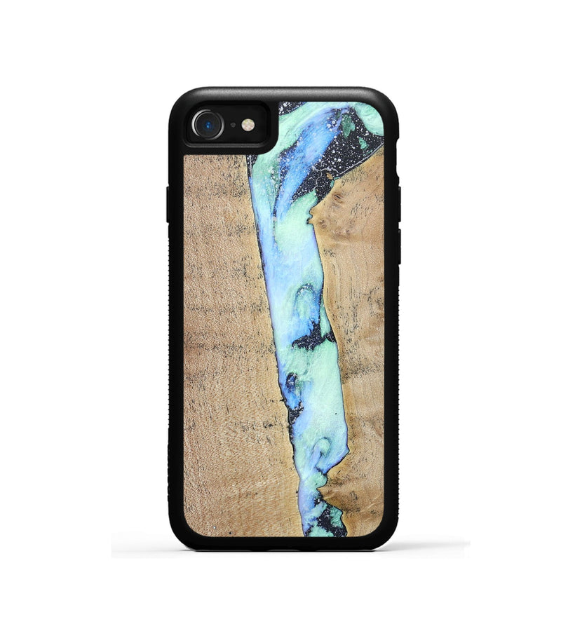 iPhone SE Wood+Resin Phone Case - Jeff (Cosmos, 686611)