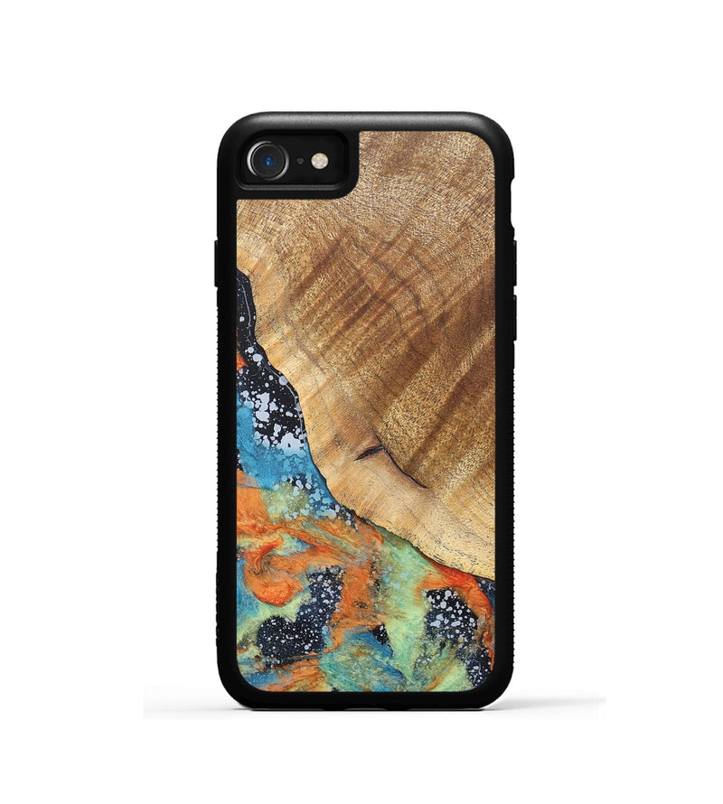 iPhone SE Wood+Resin Phone Case - Vera (Cosmos, 686624)