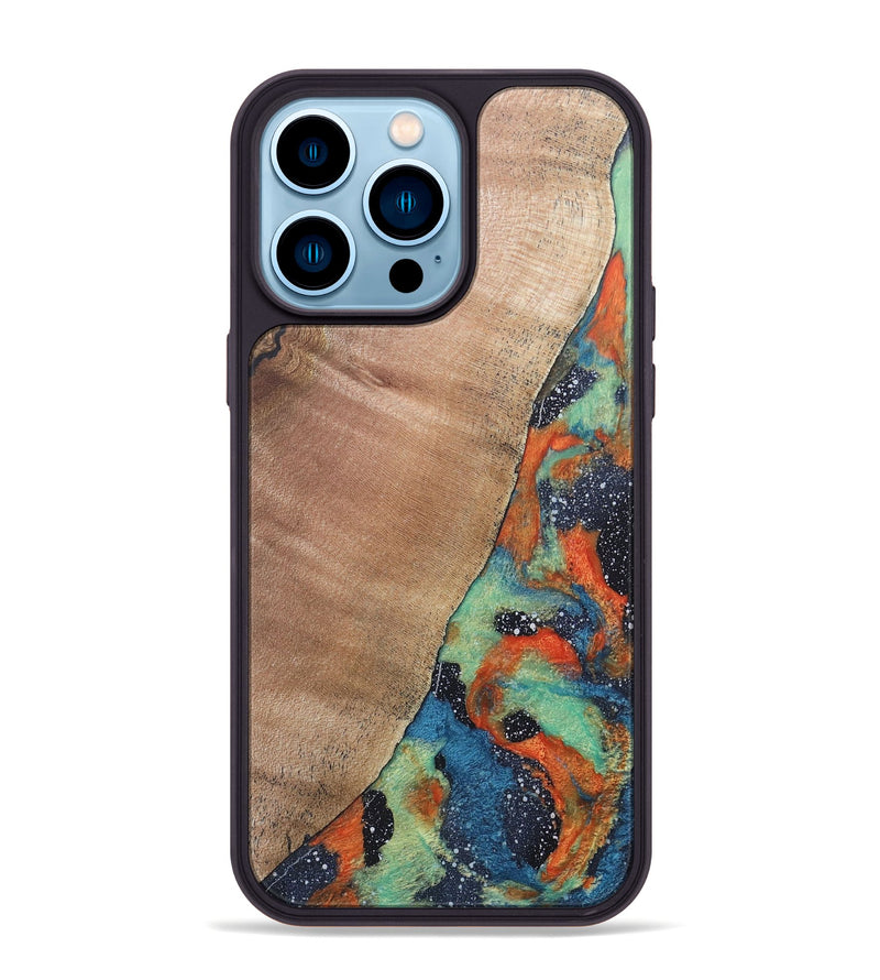 iPhone 14 Pro Max Wood+Resin Phone Case - Camden (Cosmos, 686751)