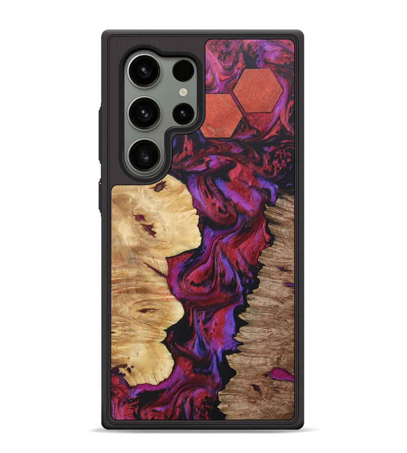 Galaxy S24 Ultra Wood+Resin Phone Case - Roderick (Mosaic, 687173)