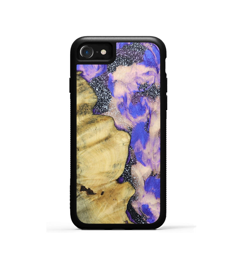 iPhone SE Wood+Resin Phone Case - Latasha (Cosmos, 687554)
