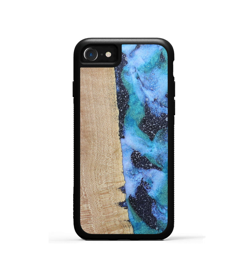 iPhone SE Wood+Resin Phone Case - Cyrus (Cosmos, 687603)