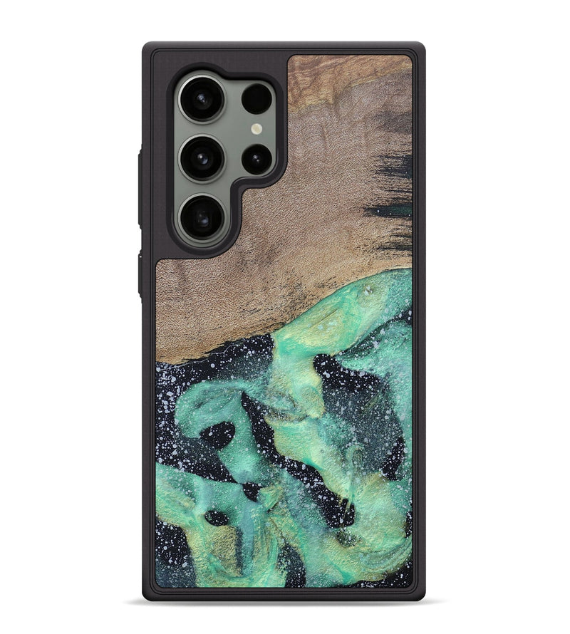 Galaxy S24 Ultra Wood+Resin Phone Case - Tevin (Cosmos, 687616)