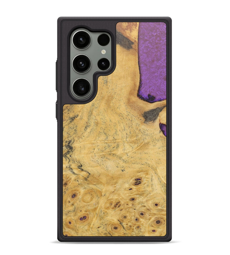 Galaxy S24 Ultra Wood+Resin Phone Case - Delores (Wood Burl, 688371)