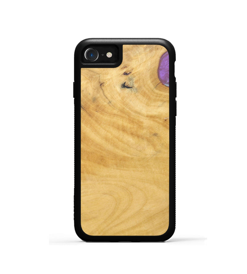 iPhone SE Wood+Resin Phone Case - Hector (Wood Burl, 688386)