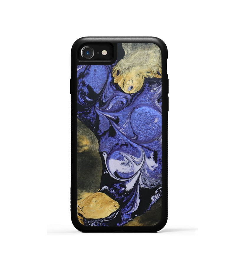 iPhone SE Wood+Resin Phone Case - Tobias (Mosaic, 688961)