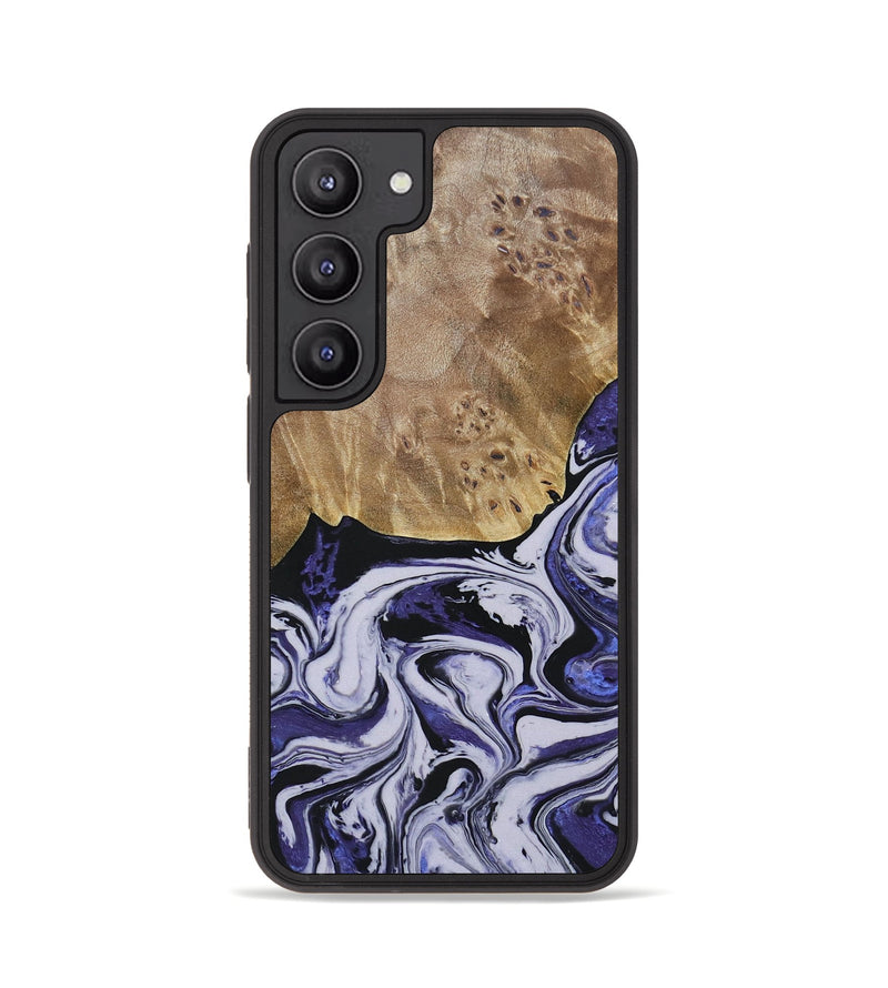 Galaxy S23 Wood+Resin Phone Case - Carlton (Purple, 688995)
