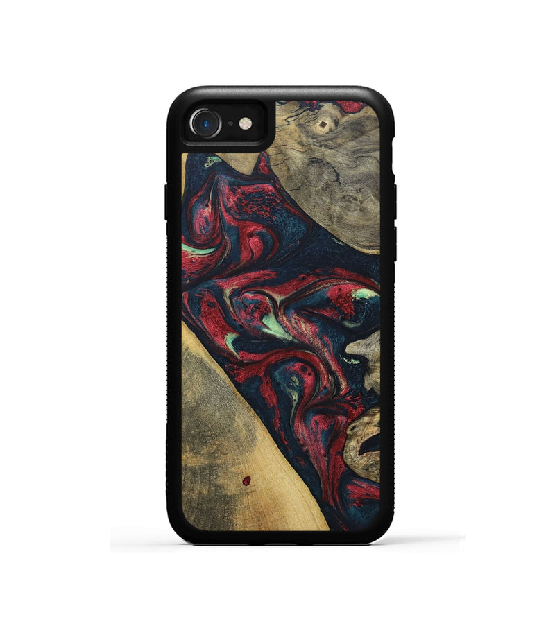 iPhone SE Wood+Resin Phone Case - Lillie (Mosaic, 689250)