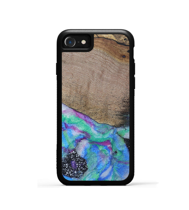 iPhone SE Wood+Resin Phone Case - Victor (Cosmos, 689599)