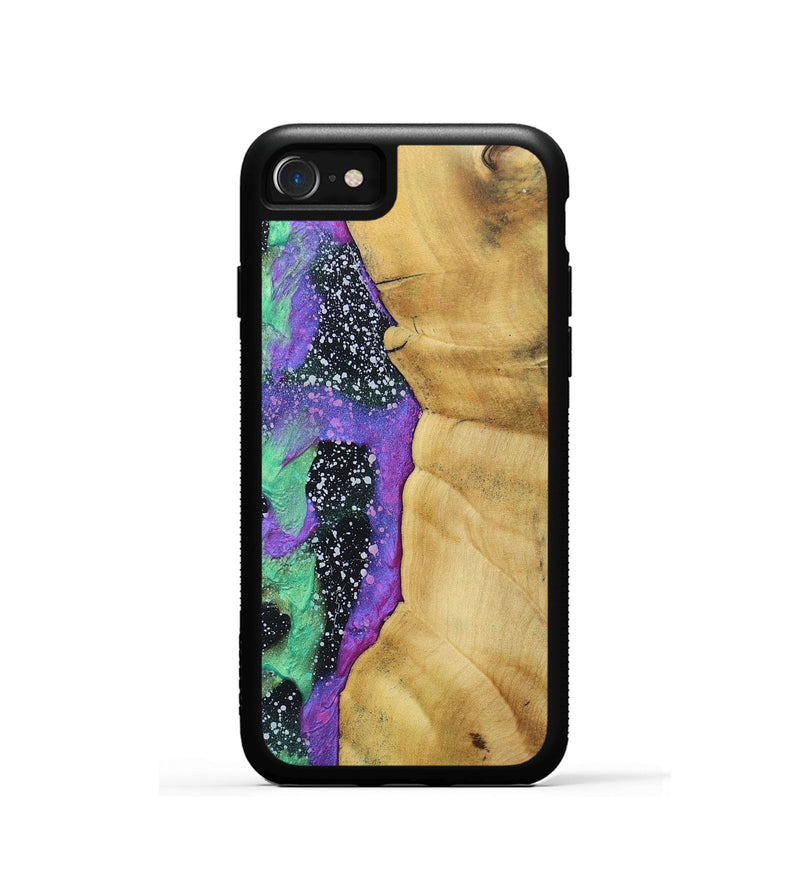 iPhone SE Wood+Resin Phone Case - Estrella (Cosmos, 689862)