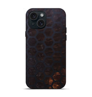 iPhone 15 Wood+Resin Live Edge Phone Case - Maisie (Pattern, 690171)