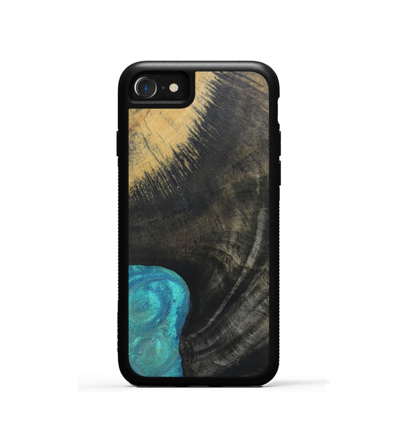 iPhone SE Wood+Resin Phone Case - Sonia (Wood Burl, 690429)