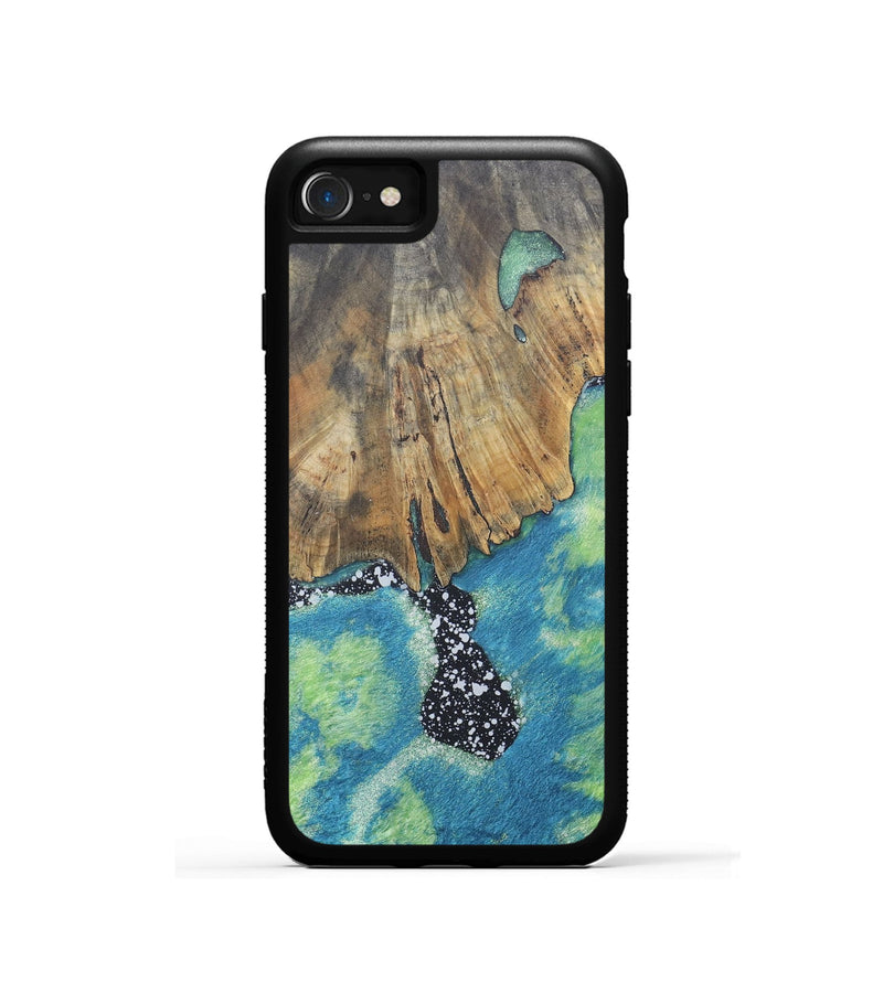 iPhone SE Wood+Resin Phone Case - Ainsley (Cosmos, 690601)