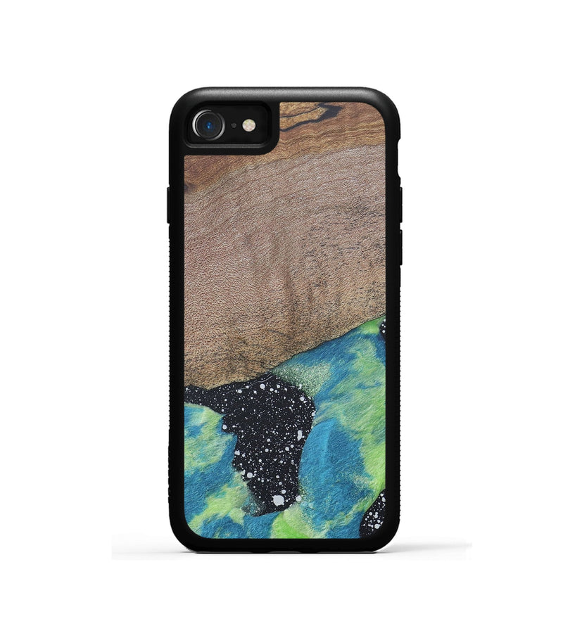 iPhone SE Wood+Resin Phone Case - Callie (Cosmos, 690603)