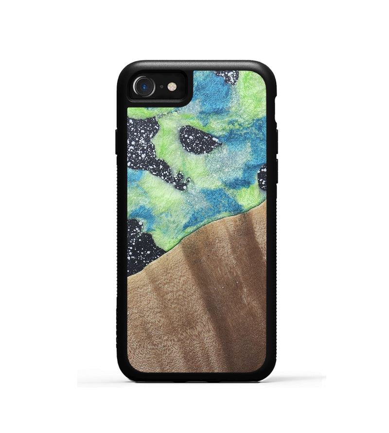 iPhone SE Wood+Resin Phone Case - Dave (Cosmos, 690620)