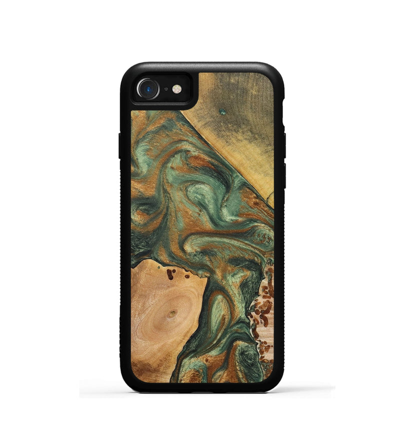 iPhone SE Wood+Resin Phone Case - Luella (Mosaic, 690638)