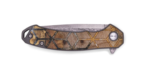 EDC Wood+Resin Pocket Knife - Emilia (Pattern, 690781)