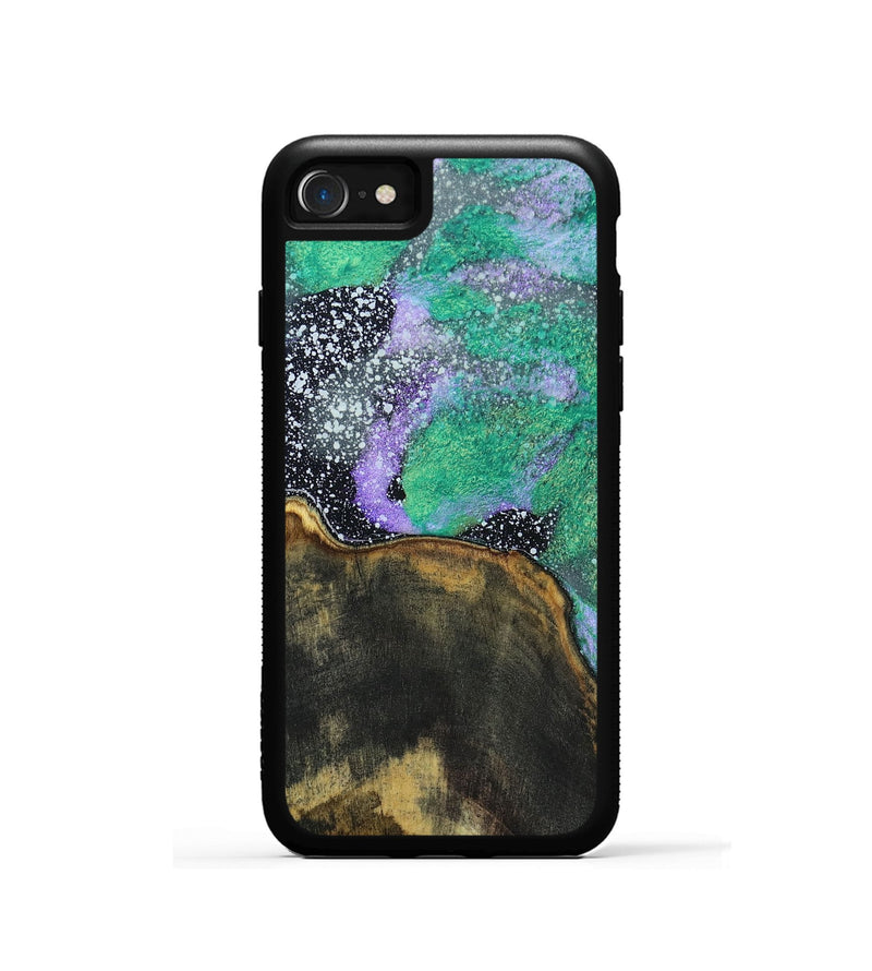 iPhone SE Wood+Resin Phone Case - Leland (Cosmos, 691085)